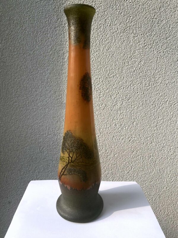 Vase balustre à long col d'après à François-Theodore LEGRAS – Image 4
