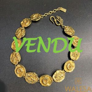 YVES SAINT LAURENT Collier ras de cou articulé - VENDU