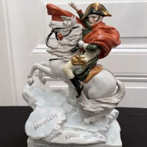 Bonaparte passage des Alpes - porcelaine Scheibe-Alsbach
