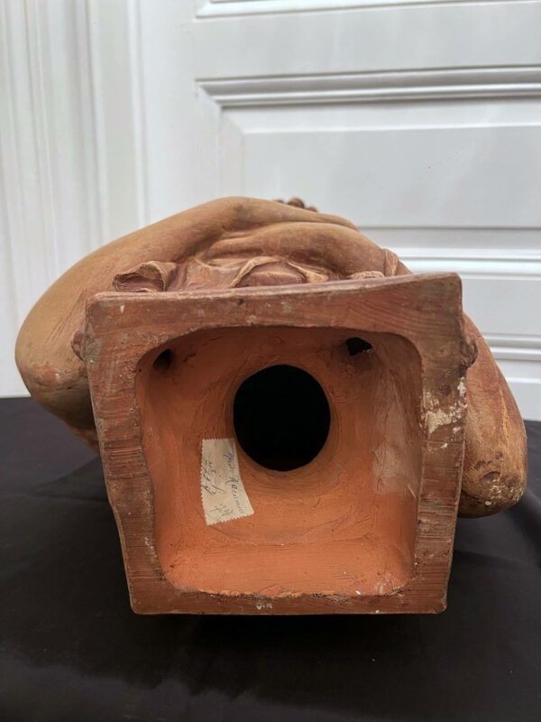 Buste de Madame Récamier en terre cuite patinée – Image 7