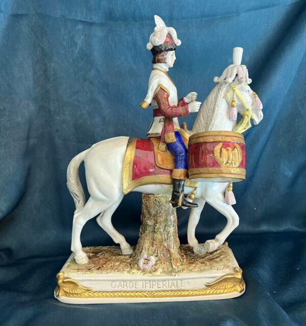 Cavalier Garde Impériale Porcelaine Scheibe-Alsbach