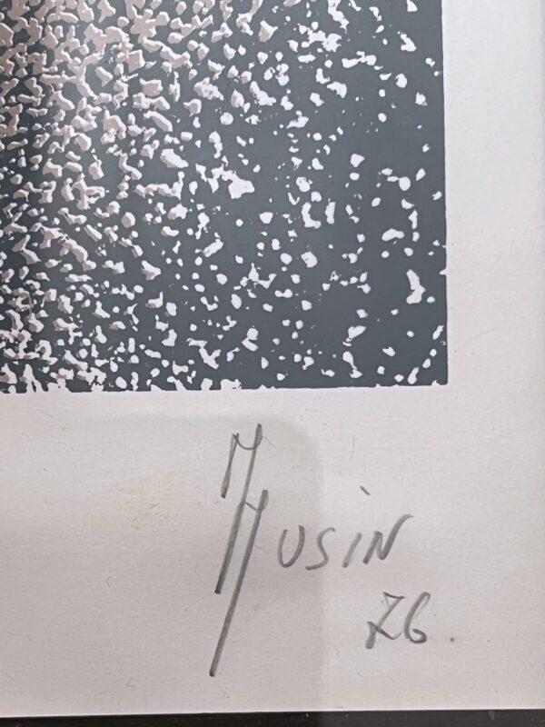Maurice MUSIN (1939) Lithographie signée – Image 6