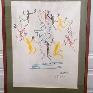 Pablo PICASSO « La Ronde de Paix 25-7-61 » lithographie