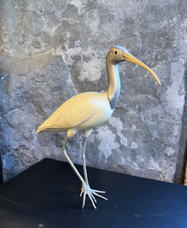 Sculpture « Ibis » ou « Échassier » signée L. MALEVOLTI – Image 2