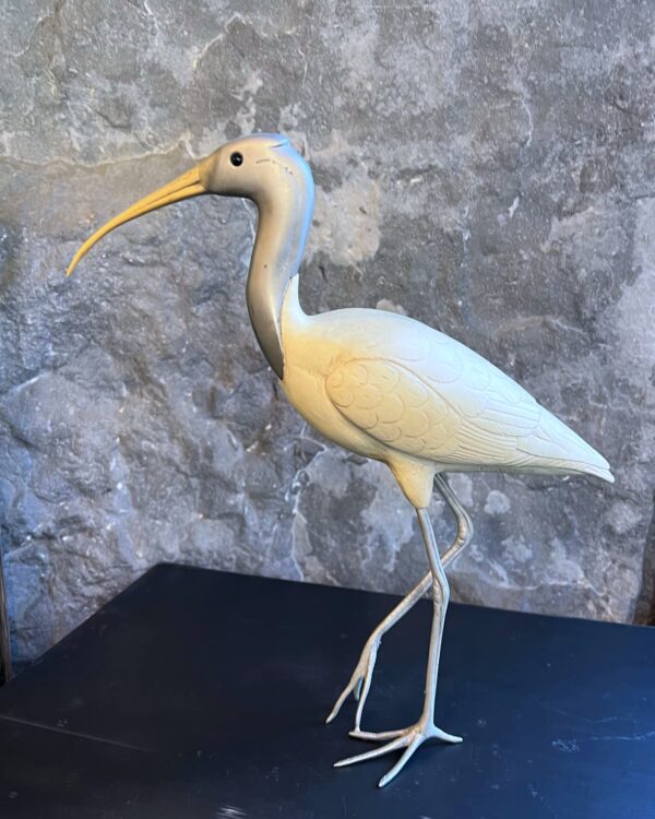 Sculpture « Ibis » ou « Échassier » signée L. MALEVOLTI – Image 4