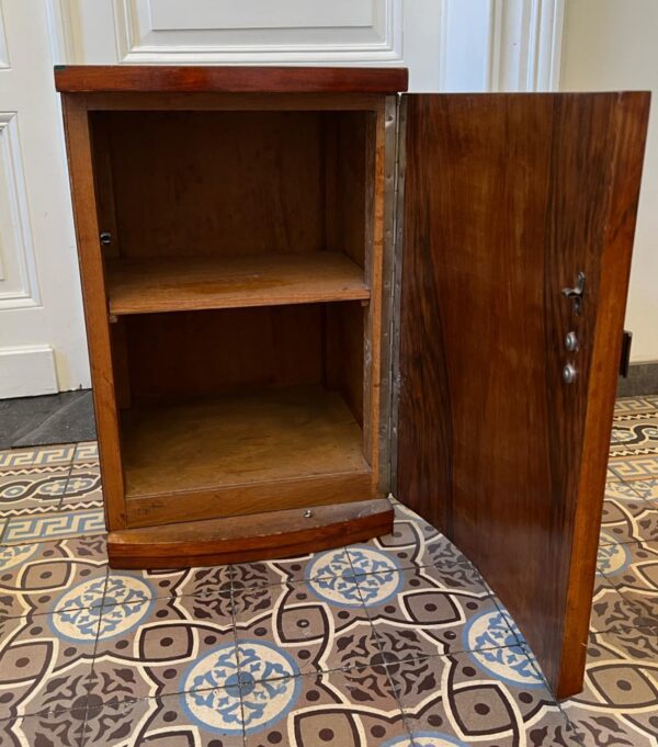 Paire de meubles Art Déco en loupe de noyer poli – Image 8