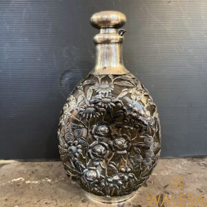 Chine carafe en verre monture en argent