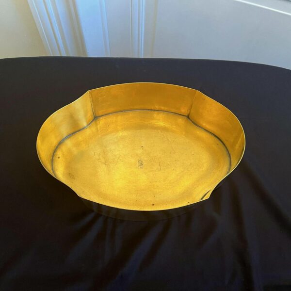Imposante jardinière de table en bronze ajouré finement travaillé et doré. – Image 12