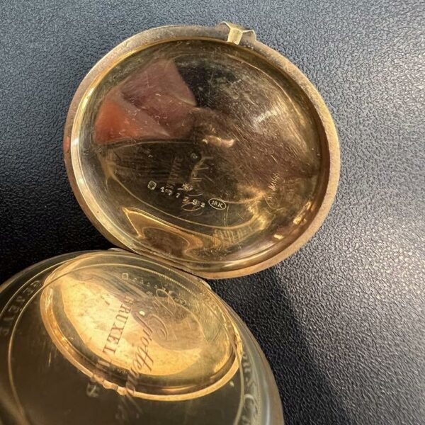 Vacheron Constantin Genève- montre de poche en or jaune 750 millièmes – Image 5
