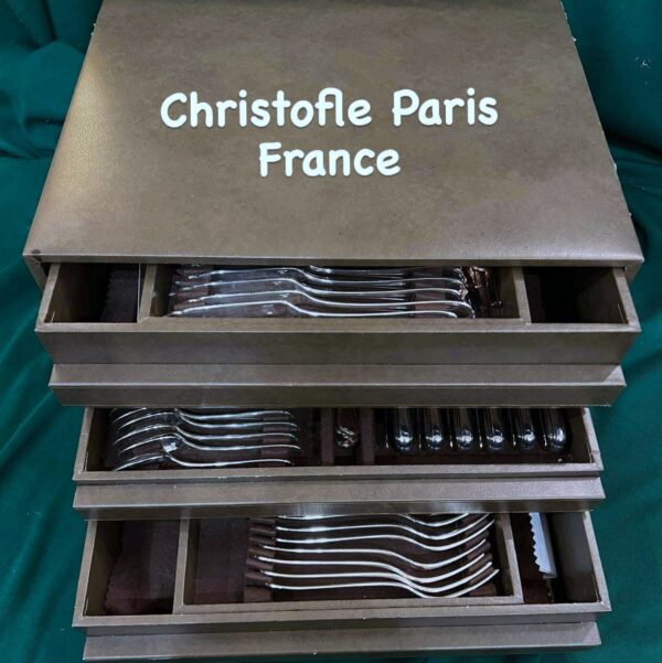 CHRISTOFLE - Importante ménagère modèle SPATOURS