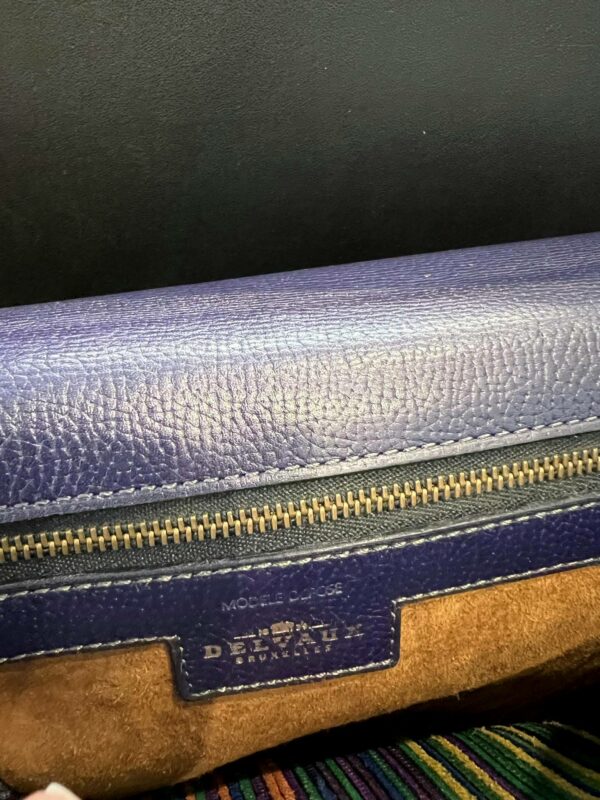 DELVAUX - Sac en cuir tressé multicolore – Image 8