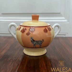 Hermès sucrier porcelaine “Africa”