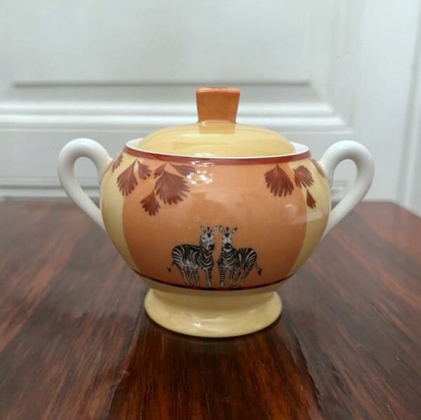Hermès sucrier porcelaine “Africa” – Image 2