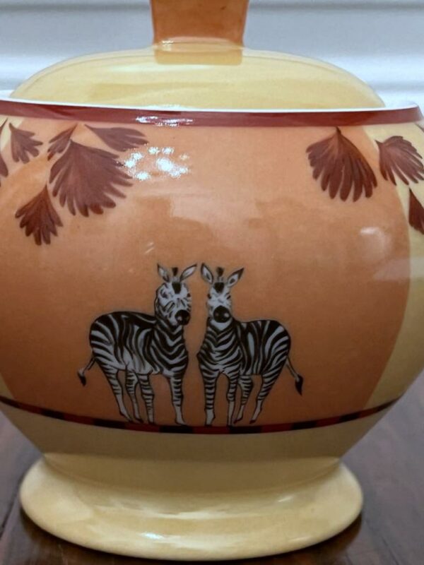 Hermès sucrier porcelaine “Africa” – Image 3