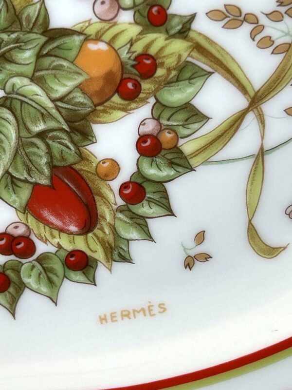 Hermès sucrier porcelaine décor « Le jardin de Pythagore » – Image 2