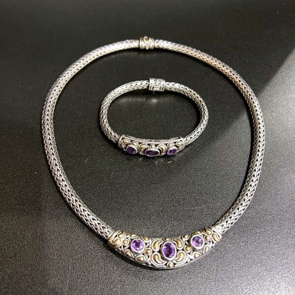 Parure - collier et bracelet Samuel Benham