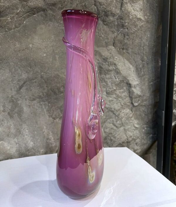 Louis Leloup Vase en Cristal à décor d’oxydes métalliques – Image 3