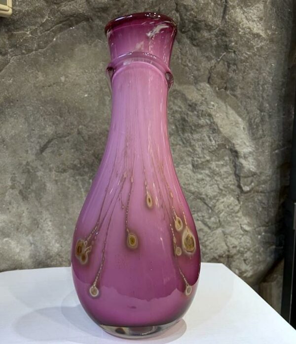 Louis Leloup Vase en Cristal à décor d’oxydes métalliques – Image 4