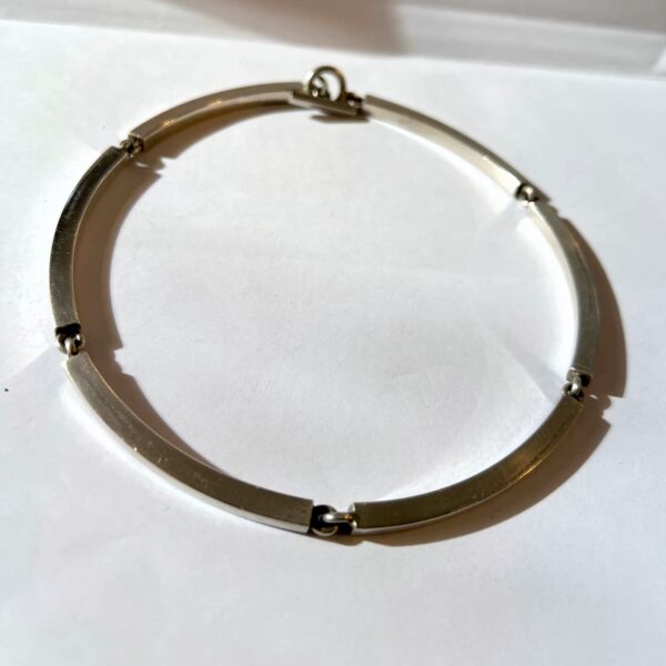 Hans Hansen (1884-1940) Collier ras-de-cou articulé en argent – Image 5