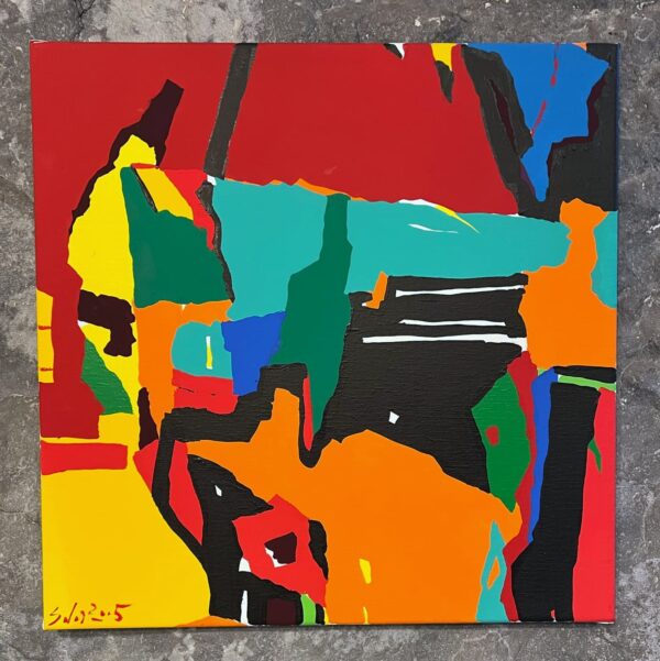 Luis SALAZAR composition abstraite