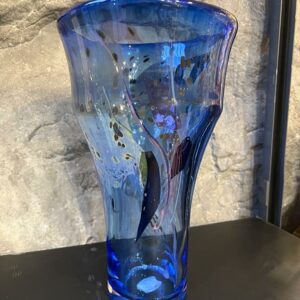 Samuel HERMAN Grand vase en cristal du Val Saint Lambert