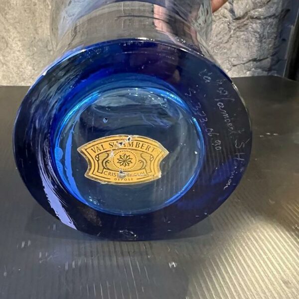Samuel HERMAN Grand vase en cristal du Val Saint Lambert – Image 4