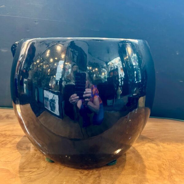 Cache-pot “ panthère noire “ en céramique – Image 6
