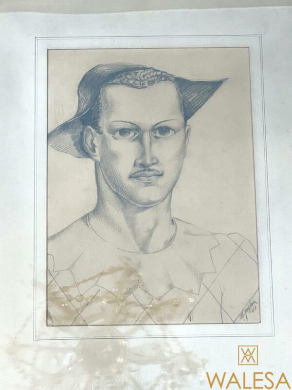 Edgard SCAUFLAIRE dessin « Arlequin » – Image 2