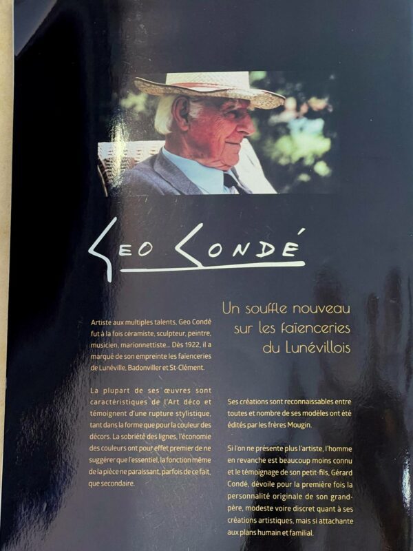 Geo Condé Sculpture Art Déco “ Le joueur de banjo” – Image 8