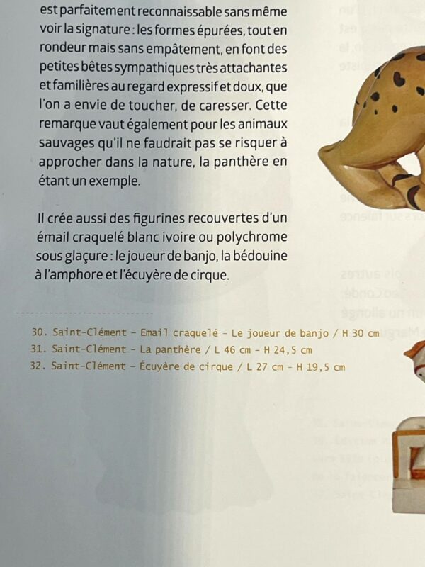 Geo Condé Sculpture Art Déco “ Le joueur de banjo” – Image 10