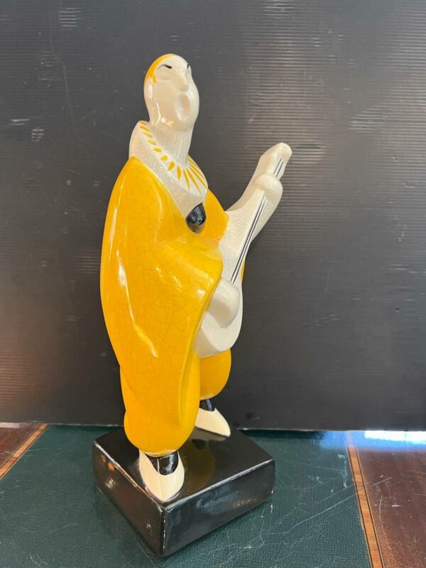 Geo Condé Sculpture Art Déco “ Le joueur de banjo” – Image 2