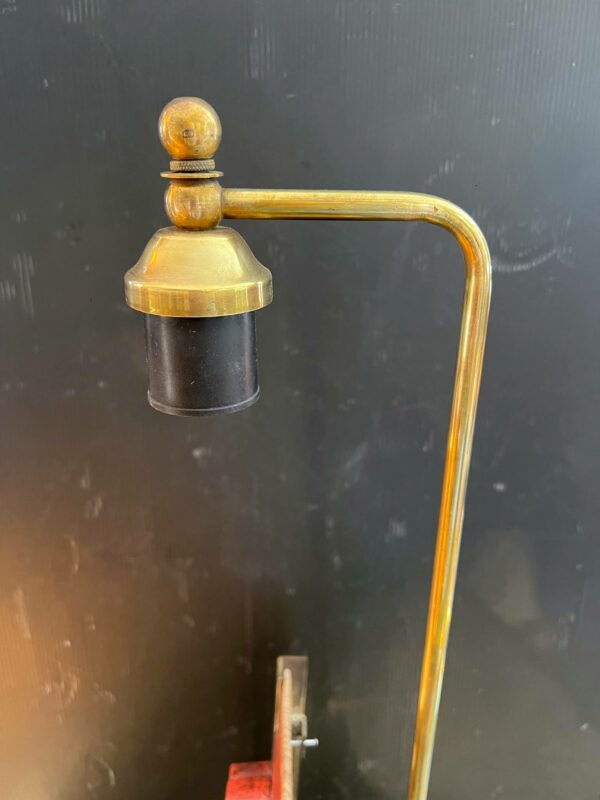 Lampe de table en laiton doré de style chinois – Image 6
