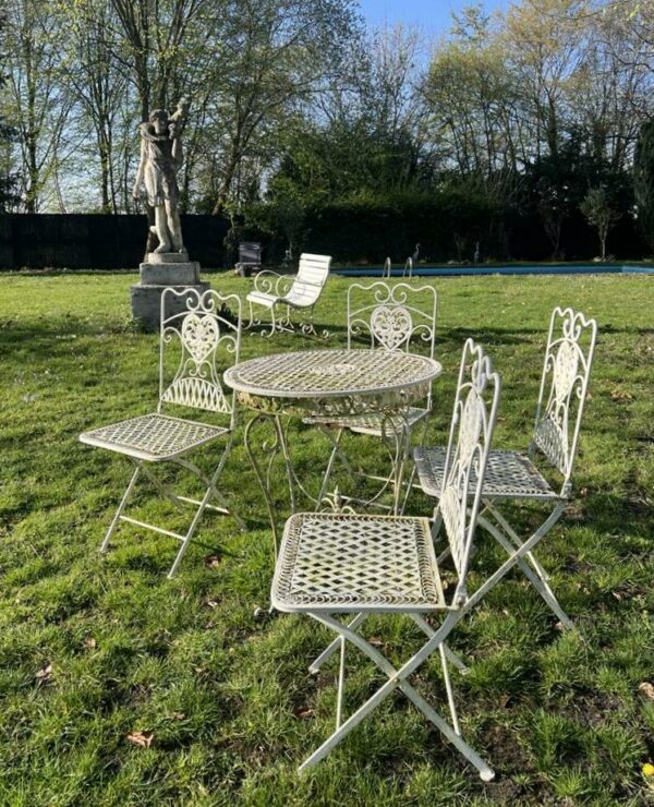 Mobilier de jardin en fer forgé – Image 5