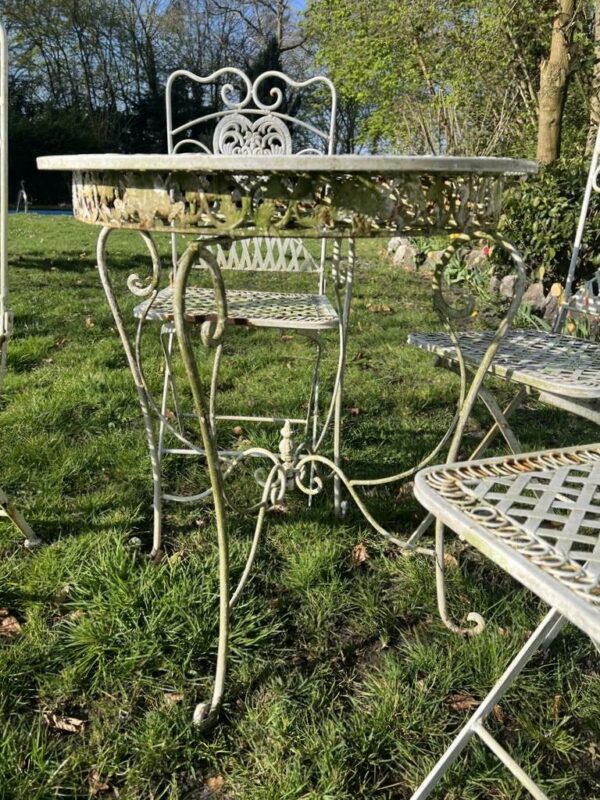 Mobilier de jardin en fer forgé – Image 4