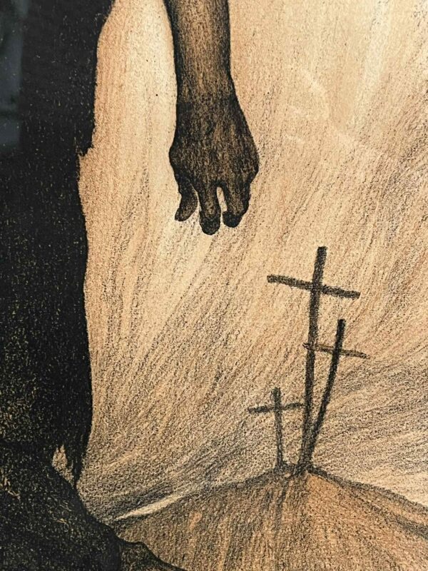 Anto CARTE (1886-1954),“Pietà”, lithographie, 1821 – Image 4