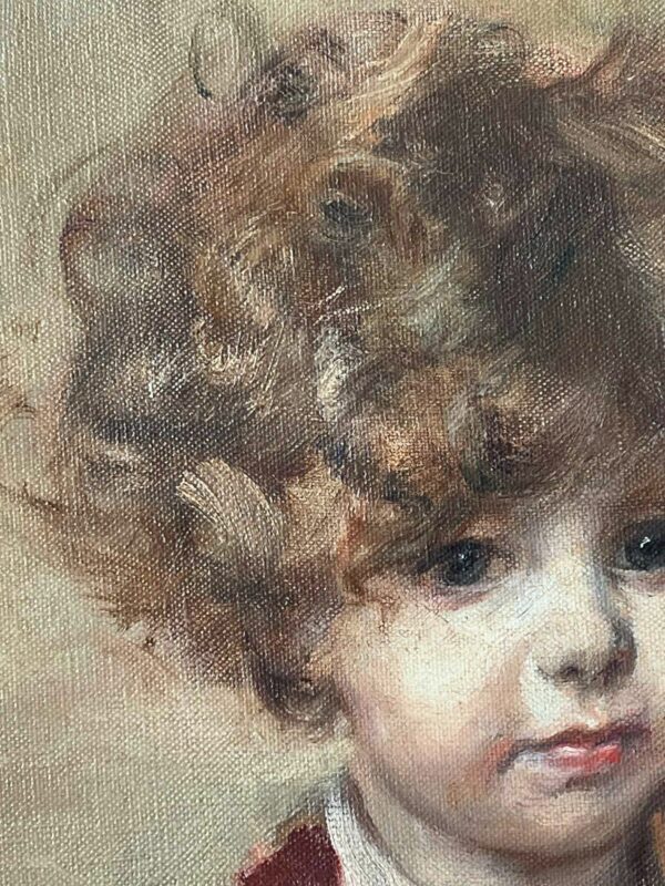 Herman Jean Joseph RICHIR (1866-1942), “Portrait d’un enfant“ – Image 4