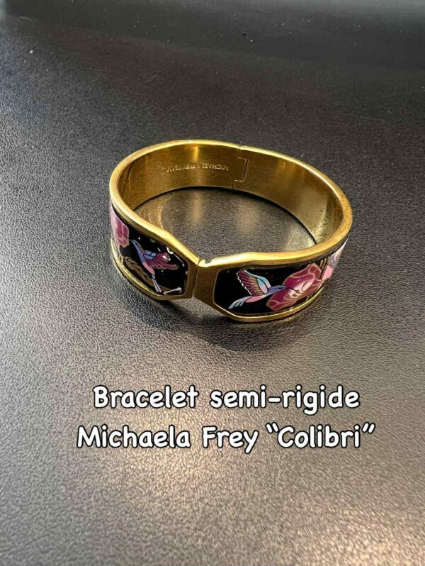 Michaela Frey Team Bracelet semi-rigide à clip - modèle “ Colibri “