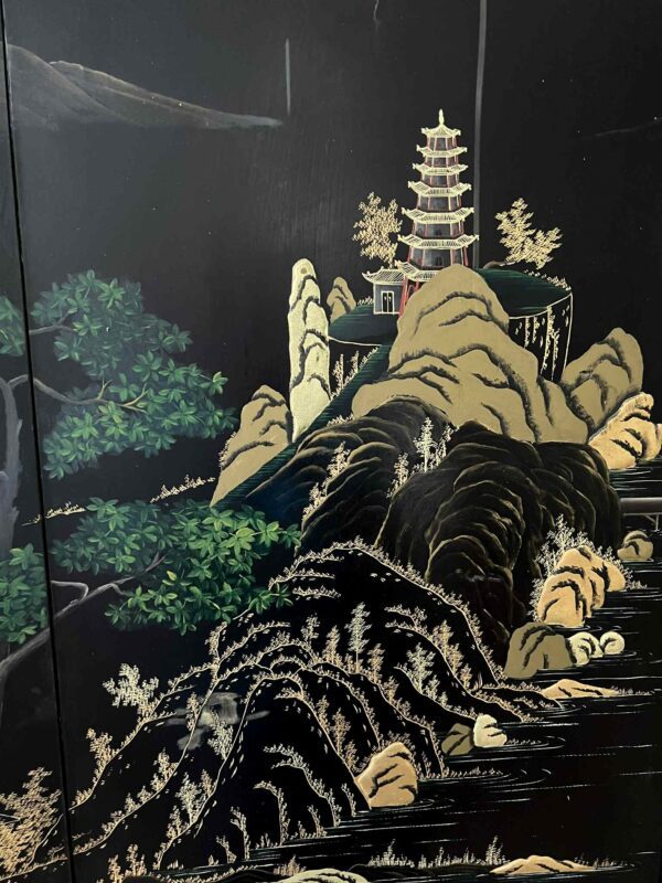 Paravent Coromandel six feuilles, Chine – Image 3