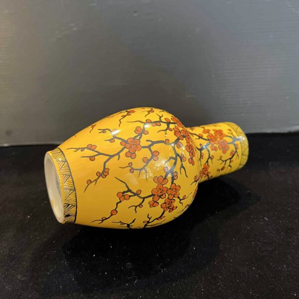 Paul MILET (1870-1950) Sevres- petit vase en faïence fine à décor japonisant – Image 4