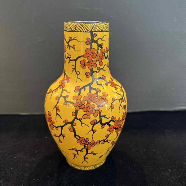 Paul MILET (1870-1950) Sevres- petit vase en faïence fine à décor japonisant