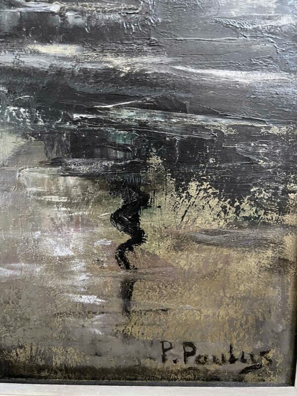 Pierre PAULUS, “Bords de Sambre”, Huile sur toile – Image 6