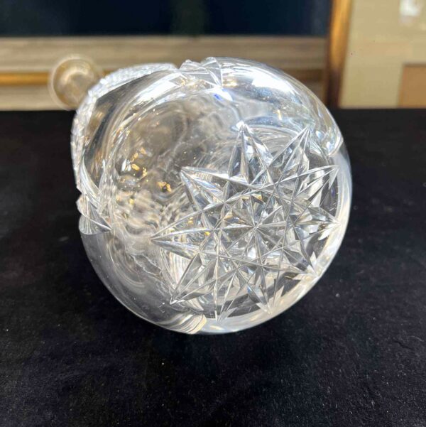Val Saint Lambert, Grande carafe à vin, cristal clair taillé – Image 6