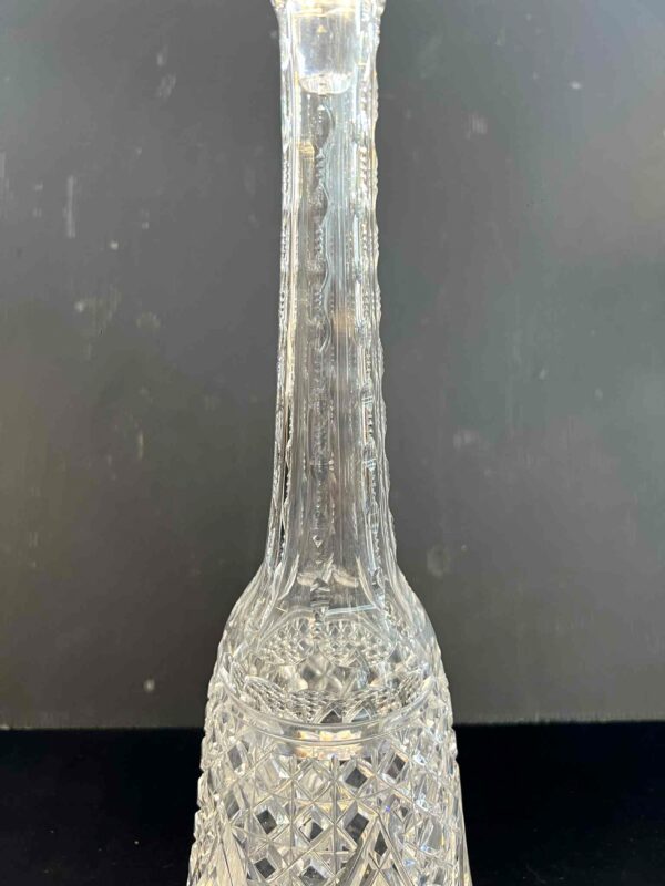 Val Saint Lambert, Grande carafe à vin, cristal clair taillé – Image 8