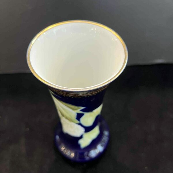 Rosenthal Vase en porcelaine à décor de fleurs  blanches – Image 9