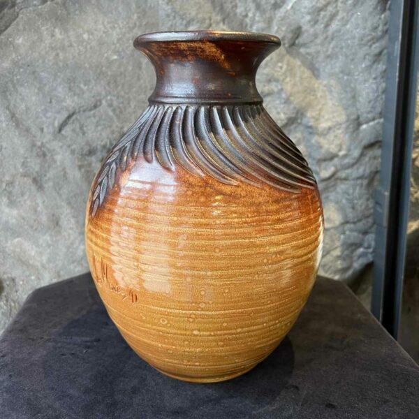Jean MARAIS (1913-1998) vase balustre en terre cuite – Image 4