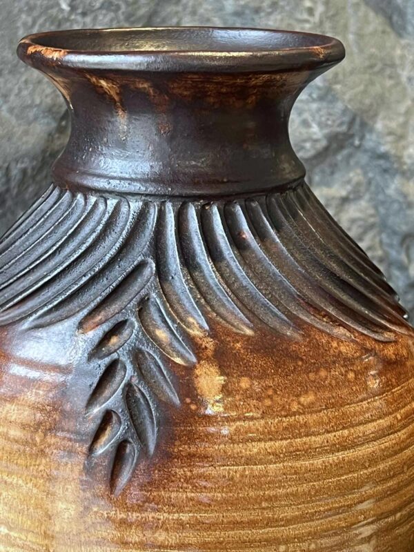 Jean MARAIS (1913-1998) vase balustre en terre cuite – Image 8
