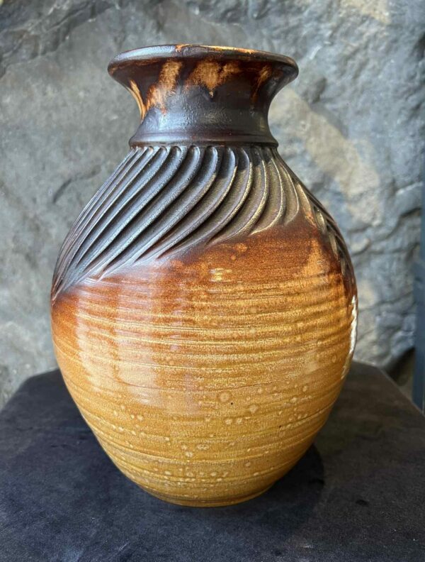 Jean MARAIS (1913-1998) vase balustre en terre cuite – Image 2