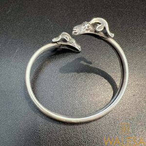 Bracelet “Têtes de béliers” en argent