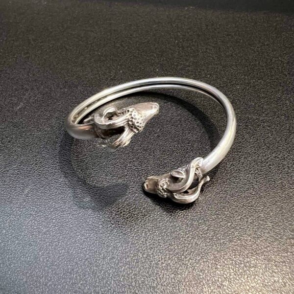 Bracelet “Têtes de béliers” en argent – Image 4