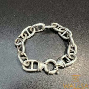Bracelet “chaîne d’ancre” en argent